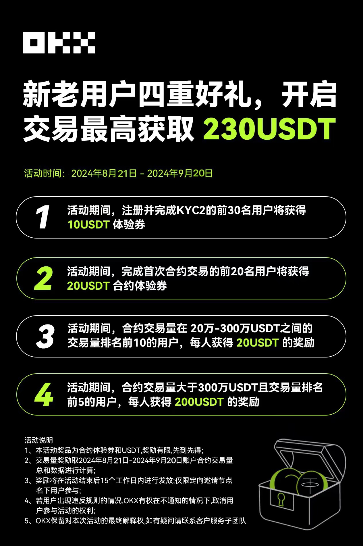 本站福利：欧意交易所空投，最高可得230USDT